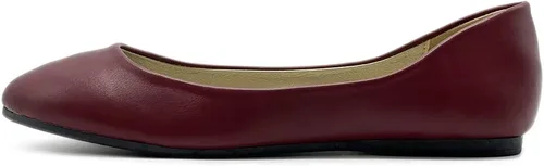 Vista 2 de Ollio Zapatos de mujer, básicos de ballet, ligeros, cómodos, tacón bajo, plano