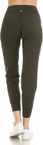 Vista 15 de Leggings Depot ActiveFlex Jogger - Pantalones de yoga para mujer con bolsillos Negro