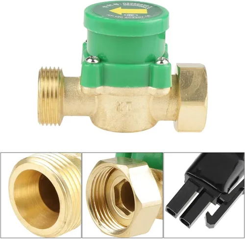 Vista 2 de Interruptor de sensor de flujo de agua, interruptor de bomba de agua de resistencia a altas temperaturas, alta sensibilidad para ducha