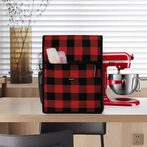 Vista 6 de BAGSPRITE Cubierta para batidora de pie para Kitchen Aid de 4.5 a 8 cuartos de galón de altura con cabezal inclinable y modelos de elevación