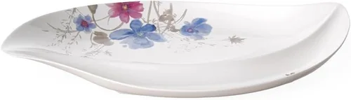 Vista 16 de Villeroy & Boch Mariefleur Gris Basic Breakfast - Plato redondo de porcelana premium con una decoración de flores juguetona, apto para lavavajillas