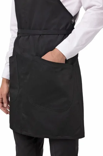 Vista 3 de Chef Works Delantal largo con babero para hombre