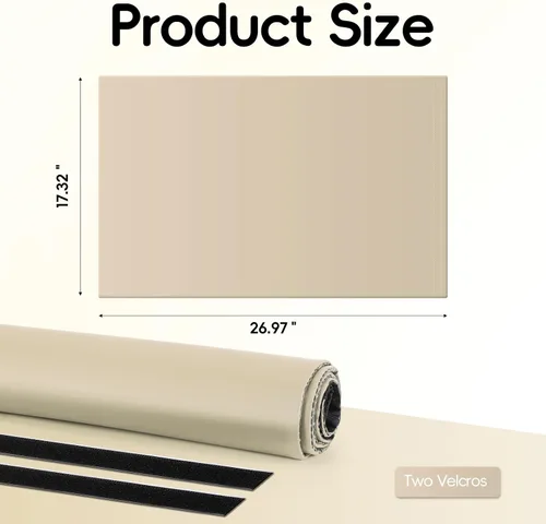Vista 2 de Protector de reposacabezas reclinable, funda antideslizante de piel sintética para reposacabezas Impermeable y lavable para silla reclinable