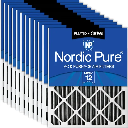 Vista 11 de Nordic Pure Filtros de aire MERV 7 plisados de 14 x 20 x 2 (13 1/2 x 19 1/2 x 1 3/4), paquete de 3 filtros de aire plisados MERV 7