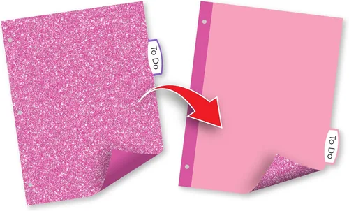 Vista 5 de Avery Big Tab Divisores reversibles de moda, colores surtidos, juego de 5 pestañas (24928)