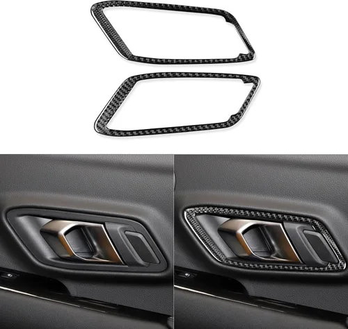 Vista 18 de Adhesivo de Fibra de Carbono Premium Real para Ventana de Coche, Pilar A, Panel Triangular, Anticolisión, Compatible con Toyota Supra GR A90 A91 MK5