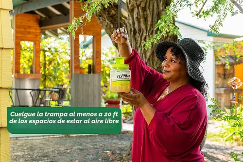 Vista 9 de Paquete de 4 recipientes reutilizables para trampa para moscas Rescue Outdoor