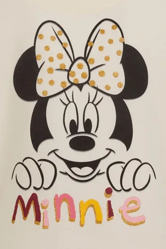 Vista 4 de Disney Minnie Mouse Baby Girls Fleece Sweatshirt and Leggings Outfit Set Infant to Big Kid