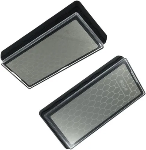 Vista 8 de DOITOOL Cortador de afilado de piedras de diamante, afilador, afilador, afilador de cocina, afilador de piedra para cocina, cuchillos de doble cara