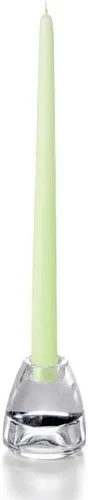 Vista 121 de Yummi - Velas cónicas gris claro de 10 pulgadas. 12 por paquete