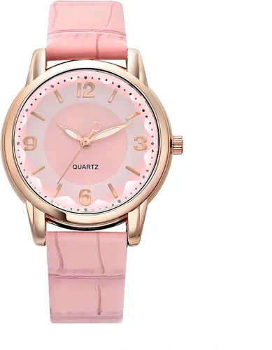 Vista 5 de Reloj de pulsera para mujer, estilo de moda, analógico, de cuarzo, con correa de cuero