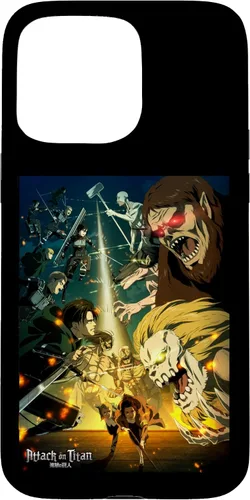 Vista 31 de Attack on Titan Funda de anime para iPhone 17 de temporada final de temporada 4