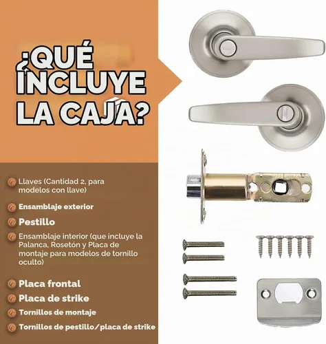 Vista 6 de Copper Creek DL1230SS - Palanca de puerta Daley con función de privacidad, acabado satinado inoxidable