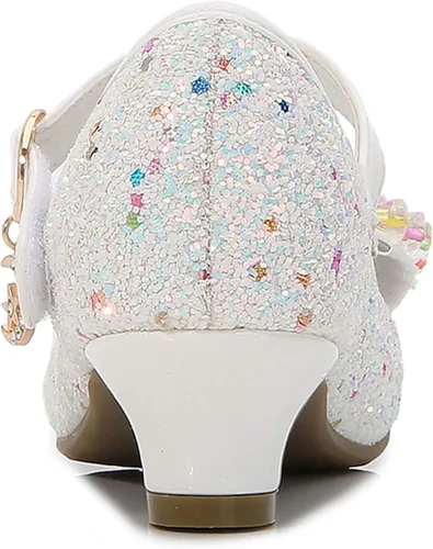 Vista 6 de Cadidi Dinos Zapatos de vestir para niñas, zapatos de fiesta de boda, zapatos de tacón Mary Jane Princesa (bebéniño pequeñoniño grande)