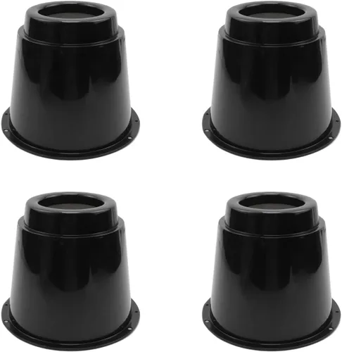 Vista 6 de Elevadores de cama redondos de 4 pulgadas, elevadores de cama resistentes que soportan 2000 libras, elevador de muebles de cama para silla