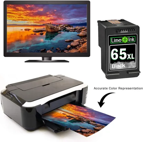 Vista 4 de 65XL Cartucho de tinta remanufacturado negro para HP Ink 65 HP65 XL HP65XL para Envy 5055 5052 5010 5070 5014 Deskjet 3755 3772 2600 3752 2652 2655
