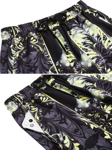 Vista 5 de Daupanzees - Camisa hawaiana de manga corta con botones para hombre