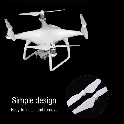 Vista 6 de Milltrip 2 pares 9450S hélices cuchillas Drone Quadcopter accesorio para DJI Phantom 4/4 Pro