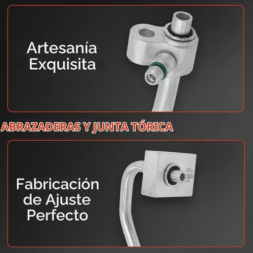 Vista 3 de A-Premium Conjunto de manguera de descarga de A/C y línea de líquido compatible con Chevrolet Sonic 2013-2018, 1.6L 1.8L