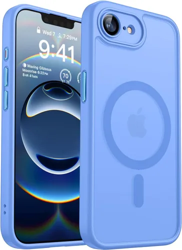 Vista 136 de CANSHN Funda magnética compatible con iPhone Air (6.5 pulgadas), mejorada [protección completa de la cámara] [compatible con Magsafe]