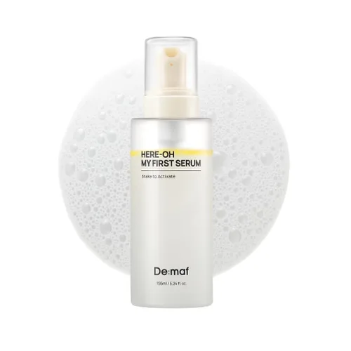 Vista 7 de Here-Oh My First - Suero hidratante con ácido hialurónico Suero facial para piel radiante y reparación de la barrera cutánea Suero coreano