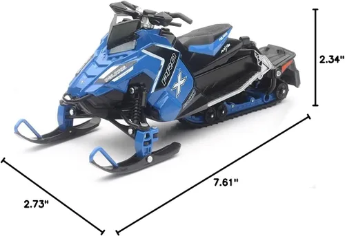 Vista 2 de NewRay 57784 Polaris 1:16 800 Switchback Pro-X Moto de nieve, color blanco