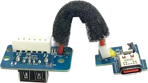 Vista 2 de Reemplazo de placa de puerto de carga de altavoz para JBL Charge 5 versión ND, módulo de carga rápida Placa de circuito para placa de carga USB DIY