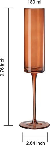 Vista 4 de Khen Venus Vasos Cristalería de Lujo - Juego de 6 - Para Todos los Días, Regalo de Invierno Para Ella, Mamá, Esposa, Novia, Celebraciones