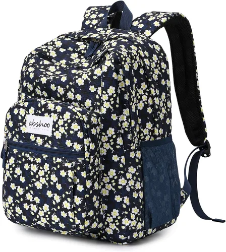 Vista 14 de Abshoo Classical Basic Mochila de viaje para escuela resistente al agua. Mochila escolar de espalda., Negro), BPDU1B1