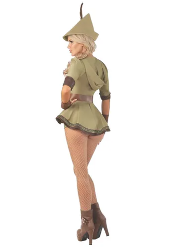 Vista 2 de Disfraz Sexy de Heroína para Mujer Multicolor
