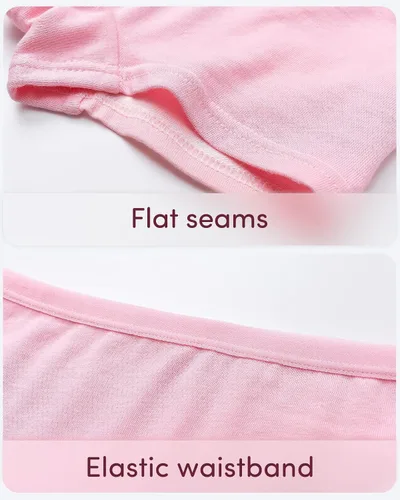 Vista 5 de Adorel Ropa interior de algodón para niñas, paquete de 12