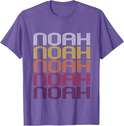 Vista 8 de Noah Retro Wordmark Pattern - Camiseta estilo vintage