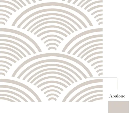 Vista 4 de Adhesivos de vinilo para azulejos de pared autoadhesivos, calcomanías impermeables para decoración de cocina, baño, línea ondulada de abulón, 6 x 6