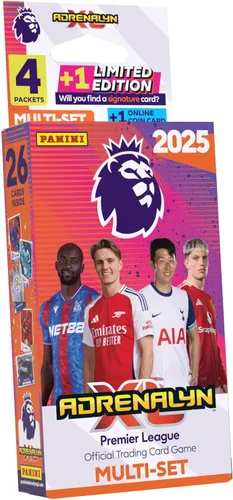 Vista 6 de Panini Caja de tarjetas coleccionables Adrenalyn XL de la Premier League 2024-25 (50 paquetes cada uno)