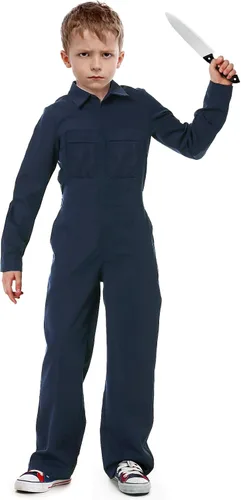 Vista 3 de FEELJAM Disfraz de Michael Myers para niños, disfraz de Halloween de Michael Myers para niños