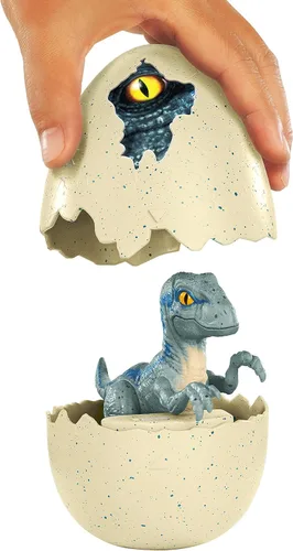 Vista 6 de JURASSIC WORLD HATCH 'N PLAY DINOS Velociraptor Azul