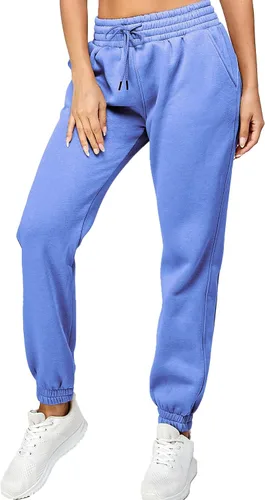 Vista 64 de IUUI Pantalones deportivos de cintura alta para mujer, con bolsillos, de algodón, holgados, atléticos