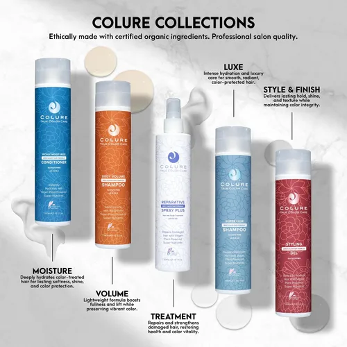 Vista 10 de COLURE Aceite nutritivo para el cabello, 3.4 onzas líquidas, tratamiento de peinado antiencrespamiento y protector térmico para brillo y humedad