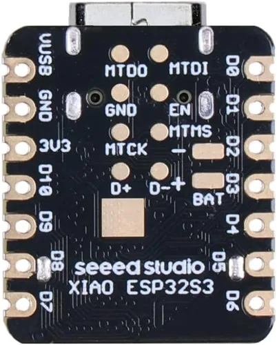 Vista 5 de Seeed Studio XIAO ESP32 S3 Sense - Wi-Fi de 2.4 GHz, BLE 5.0, sensor de cámara OV2640, micrófono digital, PSRAM de 8 MB, flash de 8 MB, carga