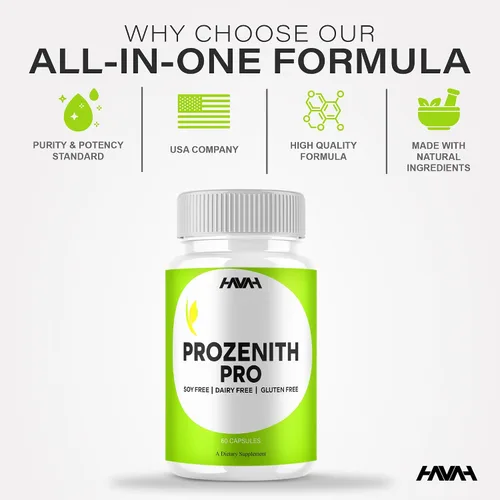 Vista 4 de Prozenith Pro Pills Prozenith - Cápsulas de Prozenith Prozenith, máxima fuerza general, bienestar general, suplemento de apoyo de sal rosa