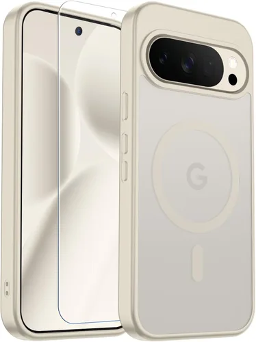 Vista 186 de SUPFINE Funda magnética para Google Pixel 10 Pro XL con protector de pantalla (imanes integrados) (protección contra caídas de grado militar)