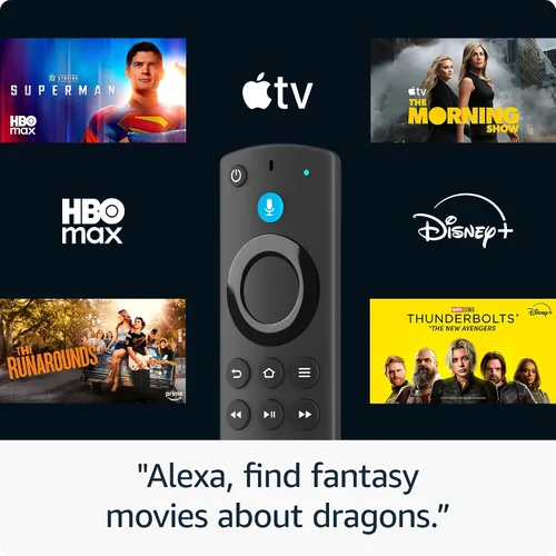 Vista 4 de Televisión inteligente Amazon Fire TV 4-Series 4K UHD de 43", TV en vivo sin cableado, modelo de 2024