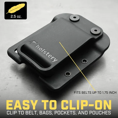 Vista 5 de Holstery DriverMaster - Soporte para cinturón de herramientas con clip, funda de gancho simple para taladro inalámbrico, impacto, clavadora, cinta