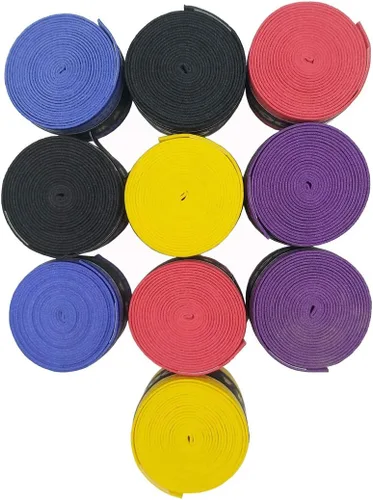 Vista 2 de Cinta de agarre para raqueta de tenis, diseño de punto de presión, antideslizante para raqueta de tenis, raqueta de bádminton, bate de béisbol