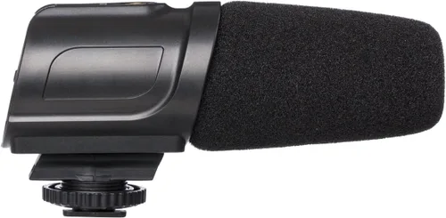 Vista 6 de Saramonic Micrófono de grabación envolvente SR-PMIC3 con montaje de choque integrado, filtro de corte bajo y funcionamiento sin batería para cámaras