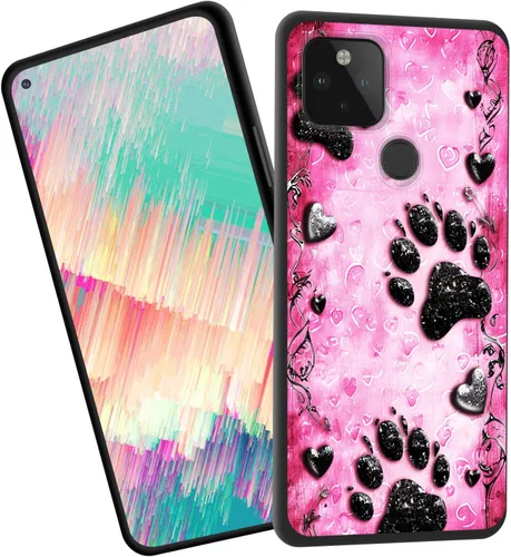 Vista 33 de Funda delgada para Google Pixel 4 XL, funda delgada de silicona de TPU suave a prueba de golpes para Google Pixel 4 XL, cruz negra
