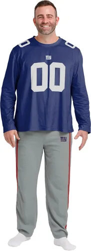 Vista 19 de FOCO NFL mens Nfl Team Logo Gameday Ready Jersey Pajama Set