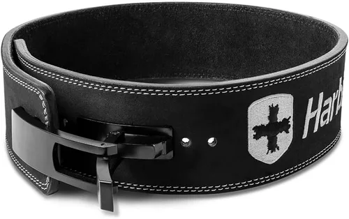 Vista 2 de Heavy Duty 10mm Lever Belt for Powerlifting - IPF Approved, 4" Wide, Adjustable Steel Lever Tensioning, Comfort Fit with Suede Lining, Durable Core