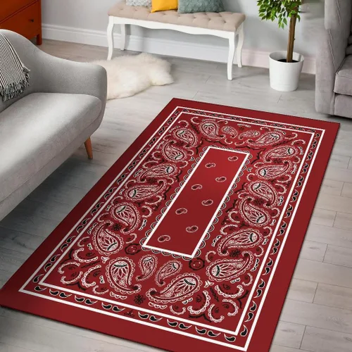 Vista 12 de Alfombra bandana personalizada, alfombra de área para decoración del hogar, alfombras para sala de estar, dormitorio, comedor (alfombra bandana 06)
