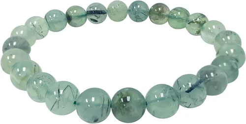 Vista 308 de Gem Avenue Handmade Round Bead Stretch Bracelet Unisex Natural Stone Beaded Jewelry for Men & Women, Elastic Wristband for Daily Wear